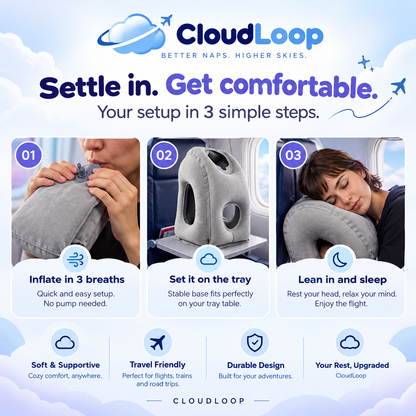 CloudLoop™ Travel Pillow